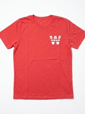 Balliwick "W Stars" T-shirt - Vermillion - Large